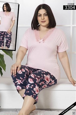 ALEN PIŻAMA DAMSKA WISKOZOWA 3304