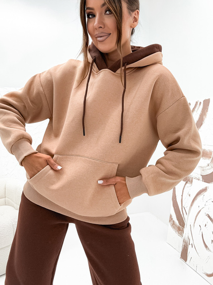 MOON KOMPLET DRES BAWEŁNIANY OCIEPLANY VE102