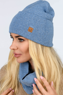 LEMA KOMPLET DAMSKI BAWEŁNIANY CZAP+KOM 1679