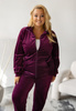 MOON KOMPLET DRES WELUROWY 772 PLUS SIZE