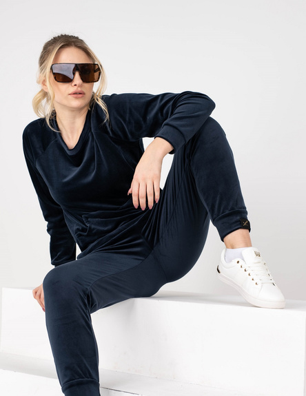 LEMA KOMPLET DRES WELUROWY JUDYTA