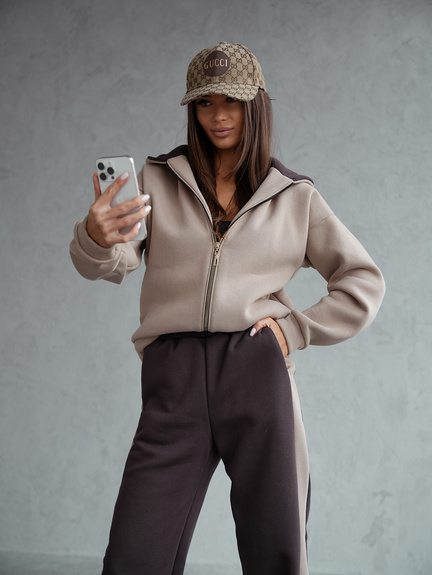 MOON KOMPLET DRES BAWEŁNIANY 503 OCIEPLANY