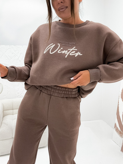 MOON KOMPLET DRES BAWEŁNIANY VE105 OCIEPLANY