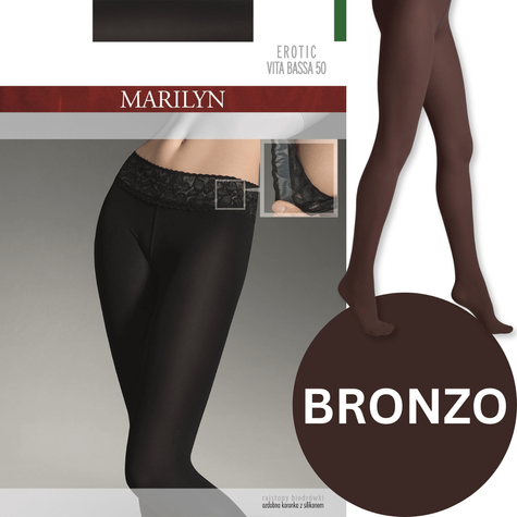 MARILYN RAJSTOPY EROTIC VITA BASSA 50 bronzo