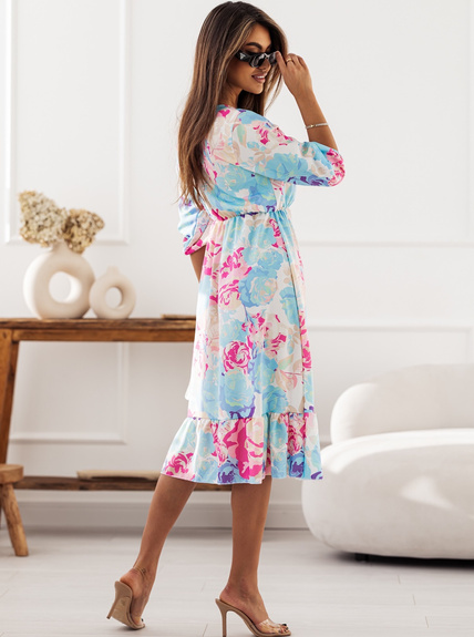 MOON SUKIENKA 704 - NIEBIESKI