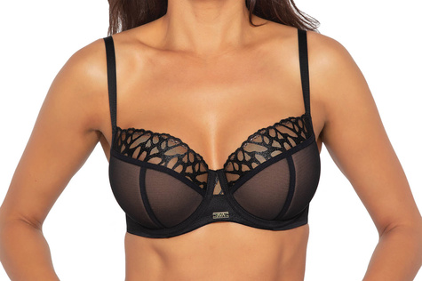 AVA BIUSTONOSZ SEMI SOFT AV 2056 BLACK MAXI