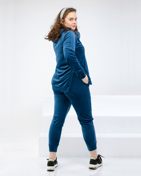 LEMA KOMPLET DRES WELUROWY EWELINA