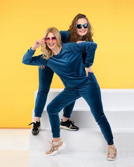 LEMA KOMPLET DRES WELUROWY JUDYTA