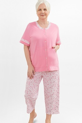 MARTEL PIŻAMA DAMSKA BAWEŁNIANA 248 NIKOLA I - RÓŻ