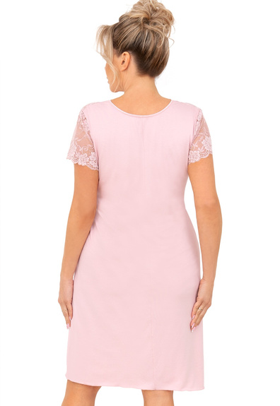 DONNA KOSZULA NOCNA LIVIA PLUS - PUDROWY