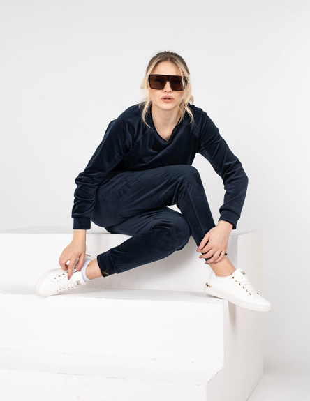 LEMA KOMPLET DRES WELUROWY JUDYTA