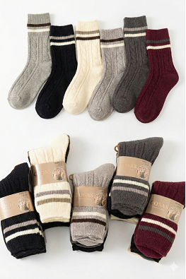 COSAS SKARPETKI DAMSKIE WEŁNIANE BDP8-23 4PARY