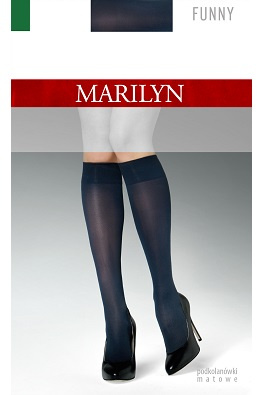 MARILYN PODKOLANÓWKI FUNNY nero