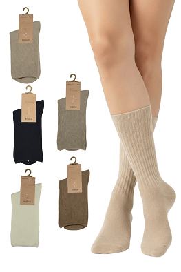 SKARPETKI DAMSKIE BAMBUS 6026 5PAR