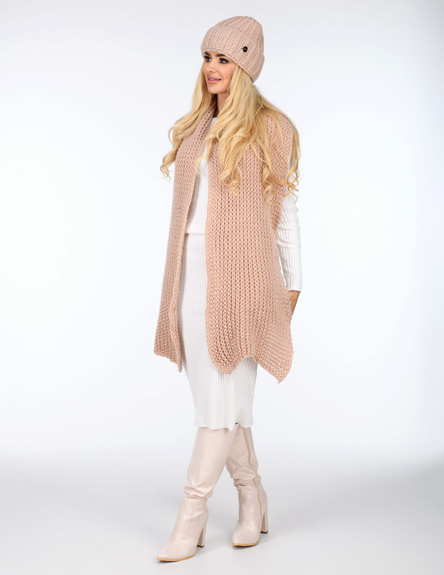 LEMA KOMPLET DAMSKI GRUBY DALIA CZAP+SZAL