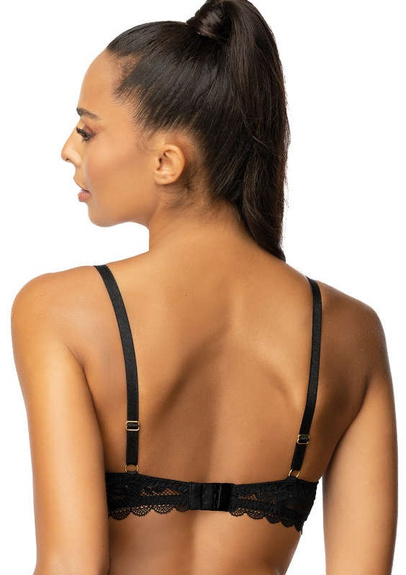 MAT BIUSTONOSZ PUSH UP M-0198/11/1 ESTELLE - CZARNY