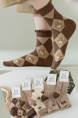 COSAS SKARPETKI DAMSKIE BAWEŁNIANE TFP2-60 5PAR