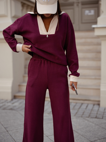 MOON KOMPLET DRES BAWEŁNIANY VE107