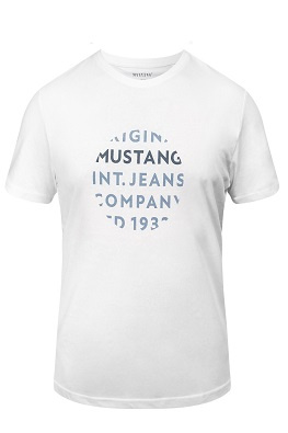MUSTANG T-SHIRT 4228 - BIAŁY