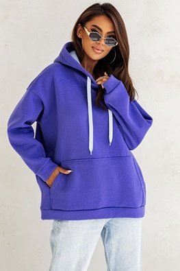 MOON BLUZA DAMSKA 82131 - FIOLETOWY