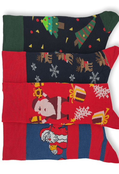 COSAS SKARPETKI MĘSKIE ŚWIĄTECZNE LB29-603 4PAK