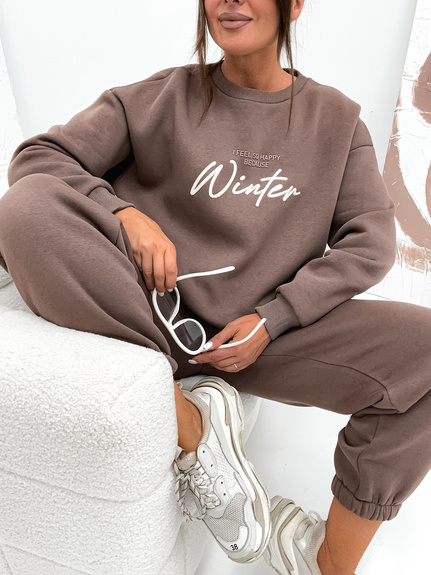 MOON KOMPLET DRES BAWEŁNIANY VE105 OCIEPLANY