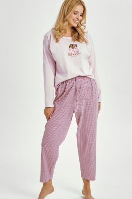 TARO PIŻAMA DAMSKA DŁUGA ELISA 3434