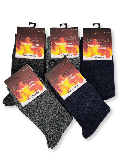 APOLLON SKARPETKI MĘSKIE TERMO BL17004 5PAR