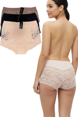 DORIMODES FIGI DAMSKIE BAWEŁNIANE 8190 - czekoladowy