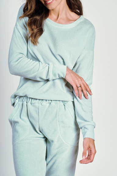 TARO PIŻAMA DAMSKA DŁUGA JASSIE 3243 FROTTE